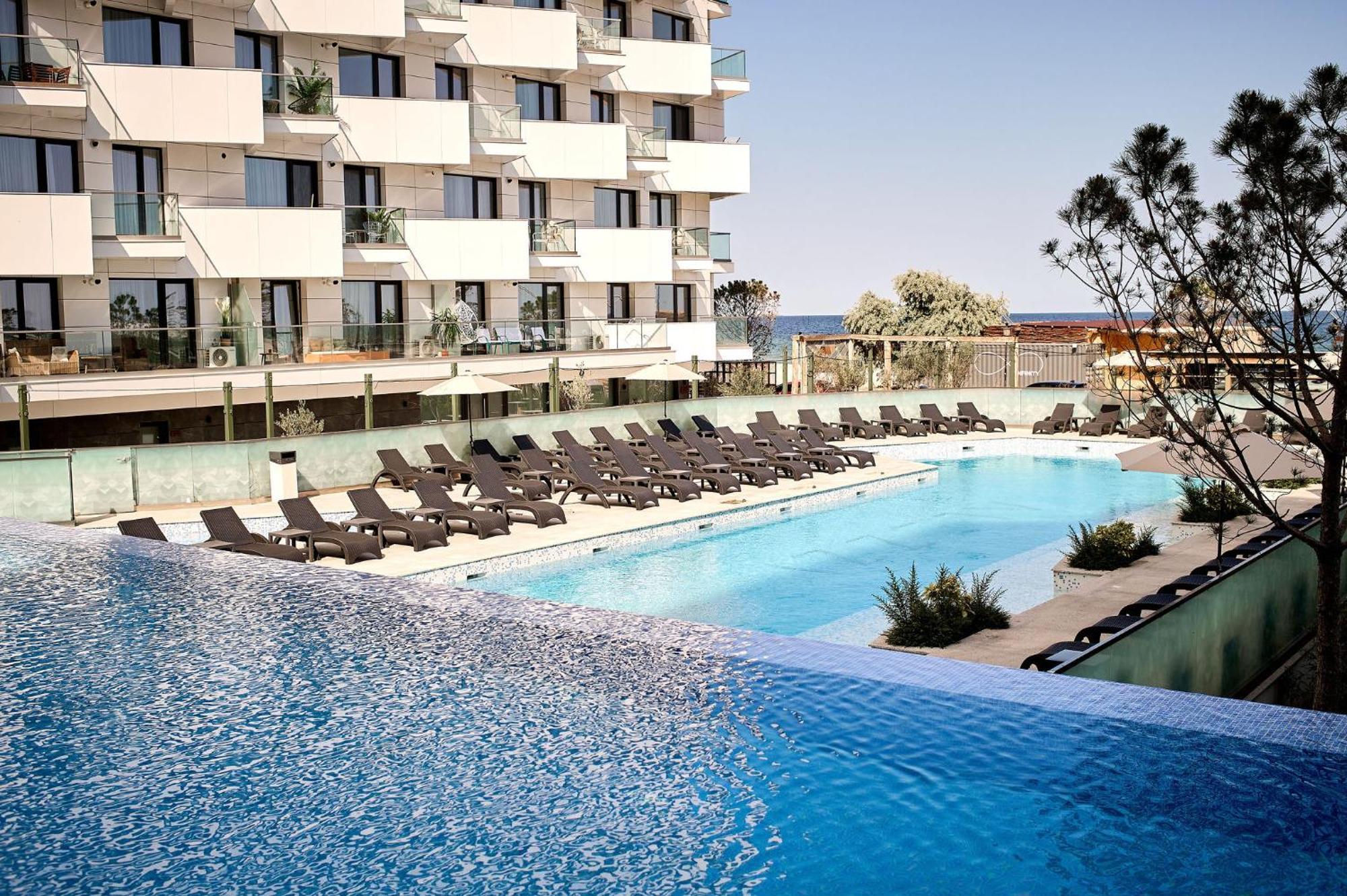 Newvision Apartment In Infinity Beach Resort - Parking Mamaia Esterno foto